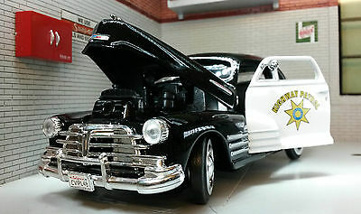 Chevrolet Aerosedan Fleetline 1948 USA California Highway Police Patrol 1:24