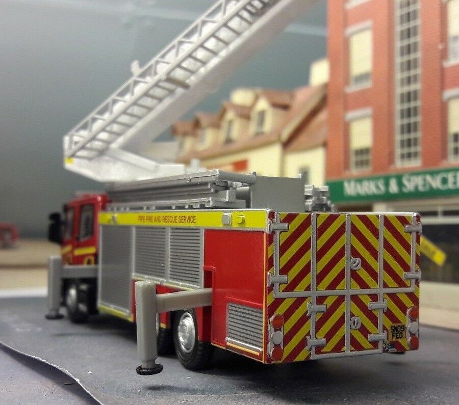 Scania Fire Engine Oxford Angloco Verna Combined Aerial Ladder Atlas 1:76