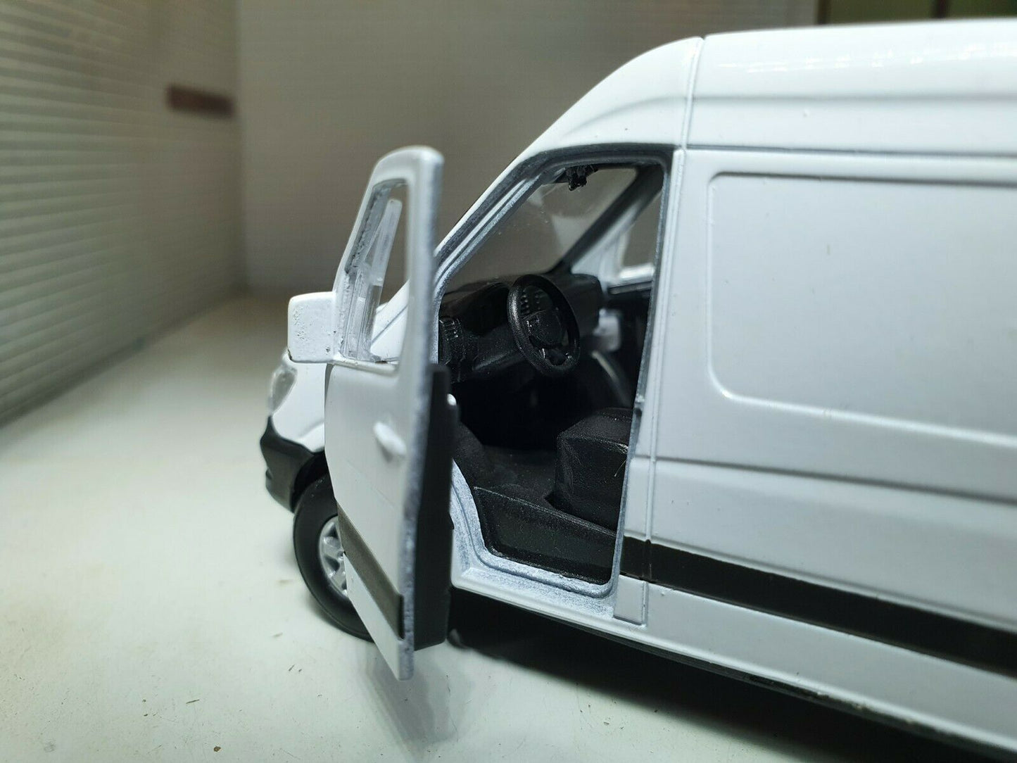 1:48 Mercedes-Benz Sprinter 2018 White Van Welly NEX Diecast Scale Model 43