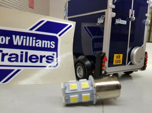 Ifor Williams Horsebox Bétail Benne Remorque LED Plaque D'immatriculation Ampoule P0713