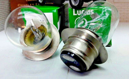 Véritables ampoules de phare Lucas x2 GLB414, LLB414