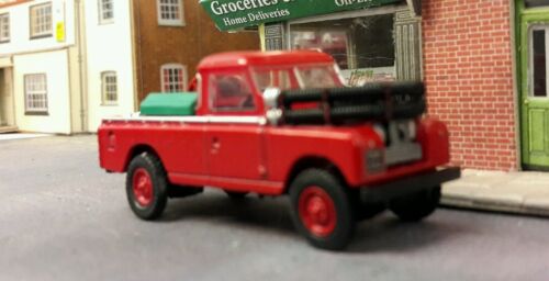 Land Rover Series 2 2a 109 LWB Fire Tender Engine Oxford 1:76