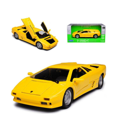 Yellow Lamborghini Diablo Welly 1:24