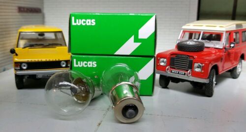 2x 21W 382 1156 BA15S OEM Lucas Car Bulbs Indicator Fog Reverse Lights L488 L594