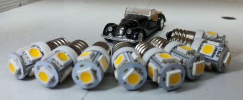 Morgan 4/4 1600 Plus Four 4 Eight 8 LED Instrument Panel Dash Light Bulbs E10