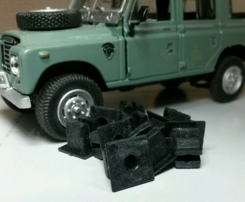 Land Rover Serie 3 Armaturenbrett-Schott, selbstschneidende Kunststoff-Sicherungsmuttern x10 RTC3745