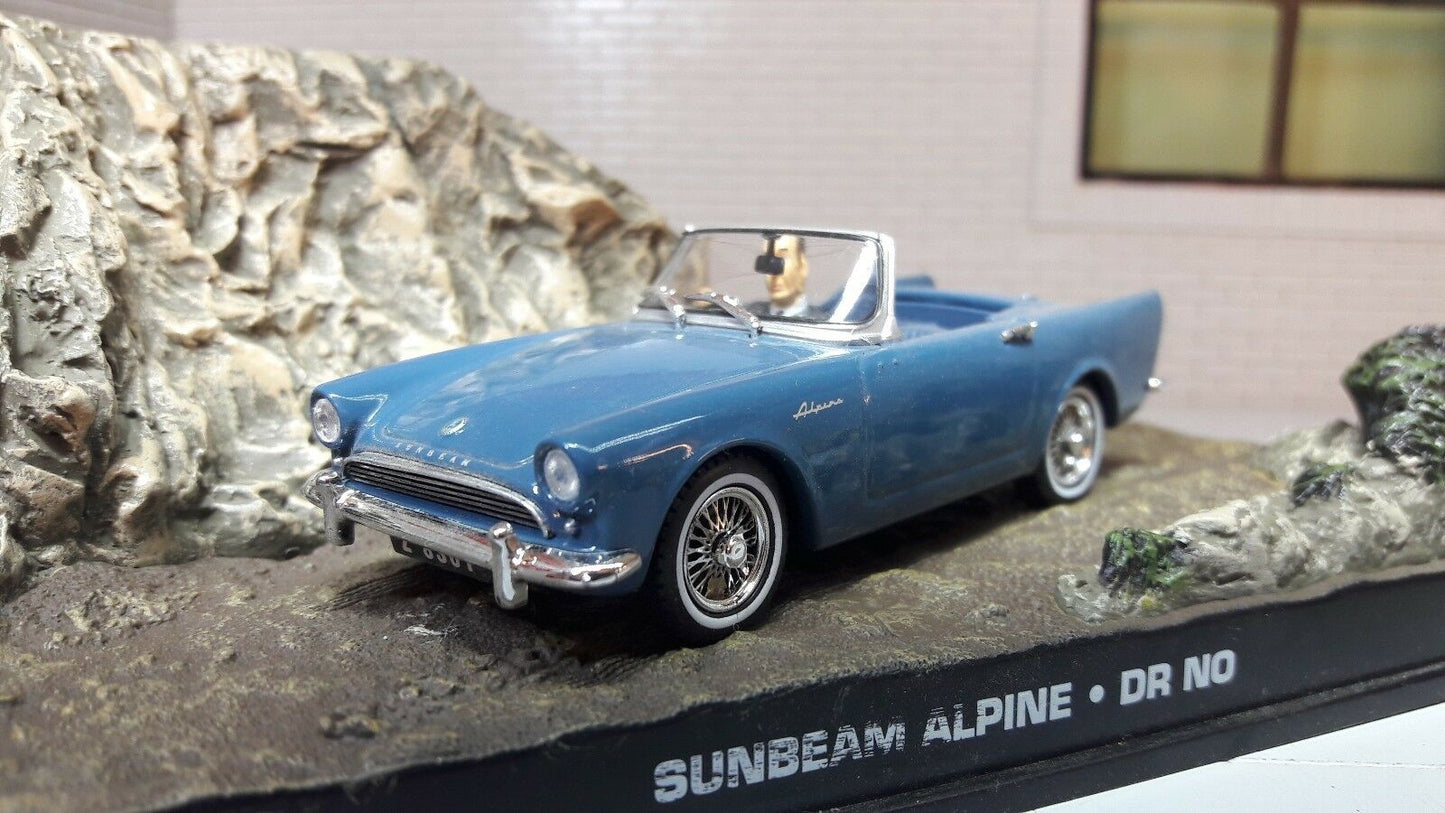 Lake Blue Sunbeam Alpine Series Mark 1 Cabriolet Tiger 1:43