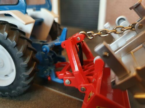 1:32 lien une boîte de balayage brosse de balayage NC pièces mobiles Britains moulé sous pression tracteur jouet