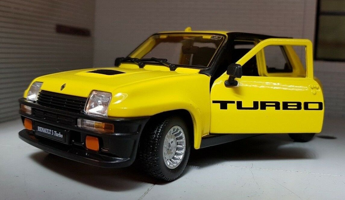 Yellow R5 Renault 5 R5 Turbo 2 Bburago 21088 Yellow 1:24 – Emberton Imperial
