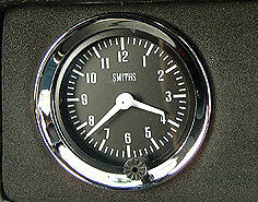 Land Rover Series 1 2 2a Gen Smiths Dash Panel 2" Auxiliary Analogue Clock Gauge