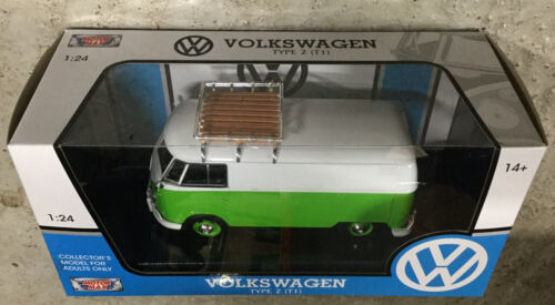 Volkswagen 1962 VW T1 Split Screen Van Type 2 With Roof Rack 79550 Motormax 1:24