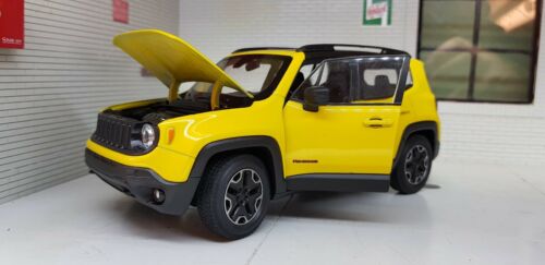 Jeep Renegade Trailhawk 2015 1:24 Scale Detailed Diecast Welly Model Yellow