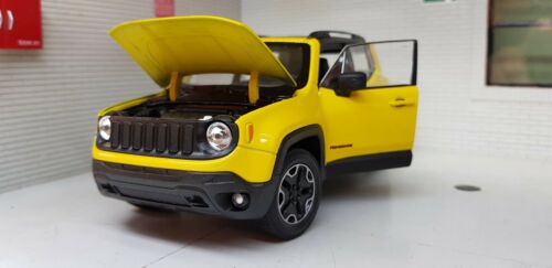 Jeep Renegade Trailhawk 2015 1:24 Scale Detailed Diecast Welly Model Yellow