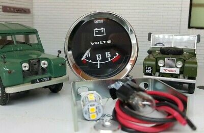 Smiths Dash Panel Auxiliary Voltmeter Gauge LED bulb Land Rover Series 1 2 2a 3