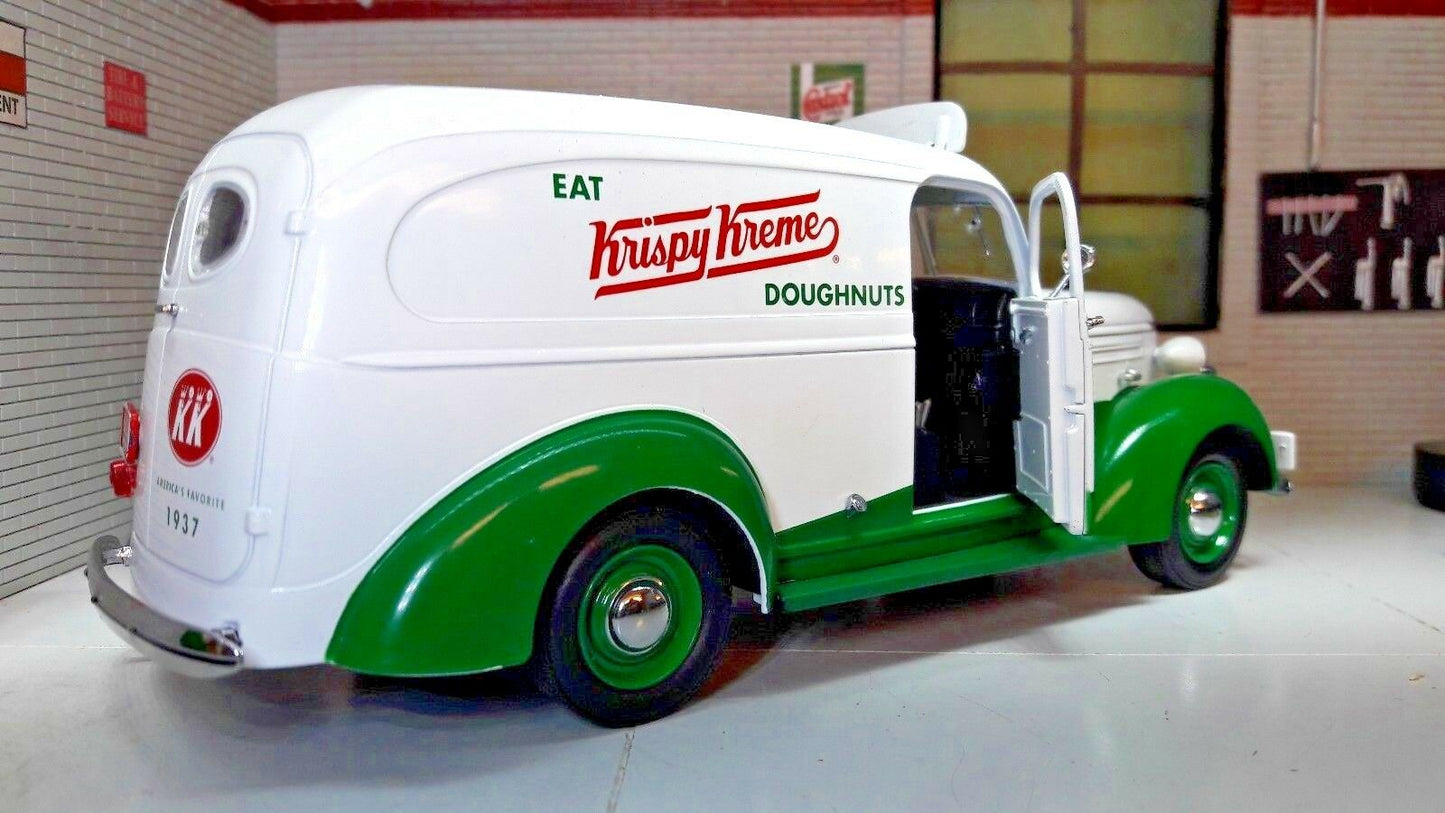 Chevrolet Camion de livraison Van 1939 Krispy Kreme Greenlight 1:24