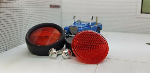 Land Rover Reflectors Quality Lucas Repro Rear Tub Red Series 1 86 88 107 109