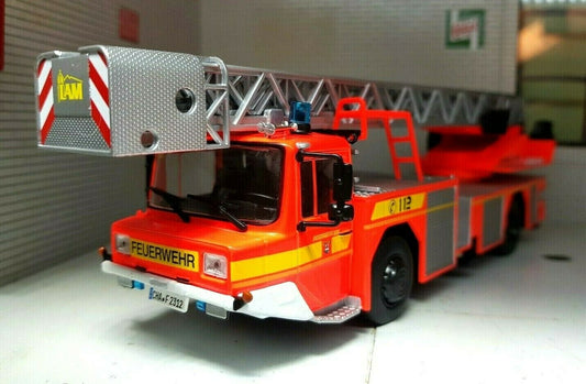 Fire Engine Iveco Magirus Dlk 23/12 DLK23-12C Turntable Ladder Atlas 1:43