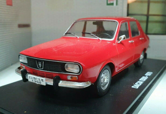 Dacia 1300 Renault 12 R12 1965 Red Unboxed 1:24