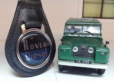 Diesel Quality Black Leather Key Ring Land Rover Series 1 88 109 2 2a