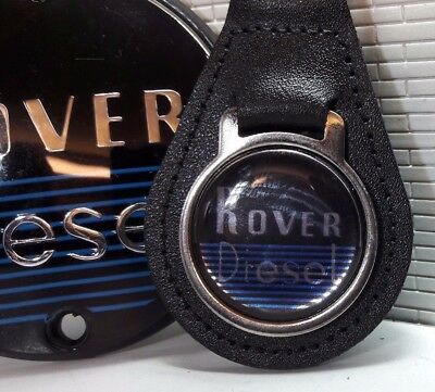 Diesel Quality Black Leather Key Ring Land Rover Series 1 88 109 2 2a