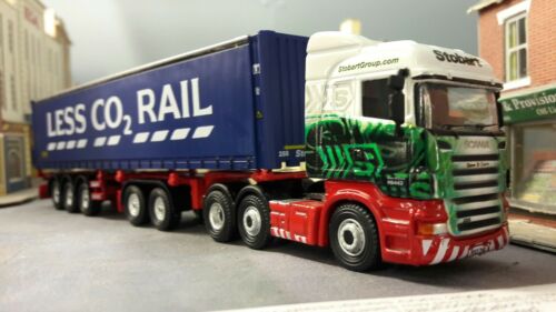 Stobart Rail Scania Container-LKW-Wagen Bachmann Dapol Modell 1:76 R440