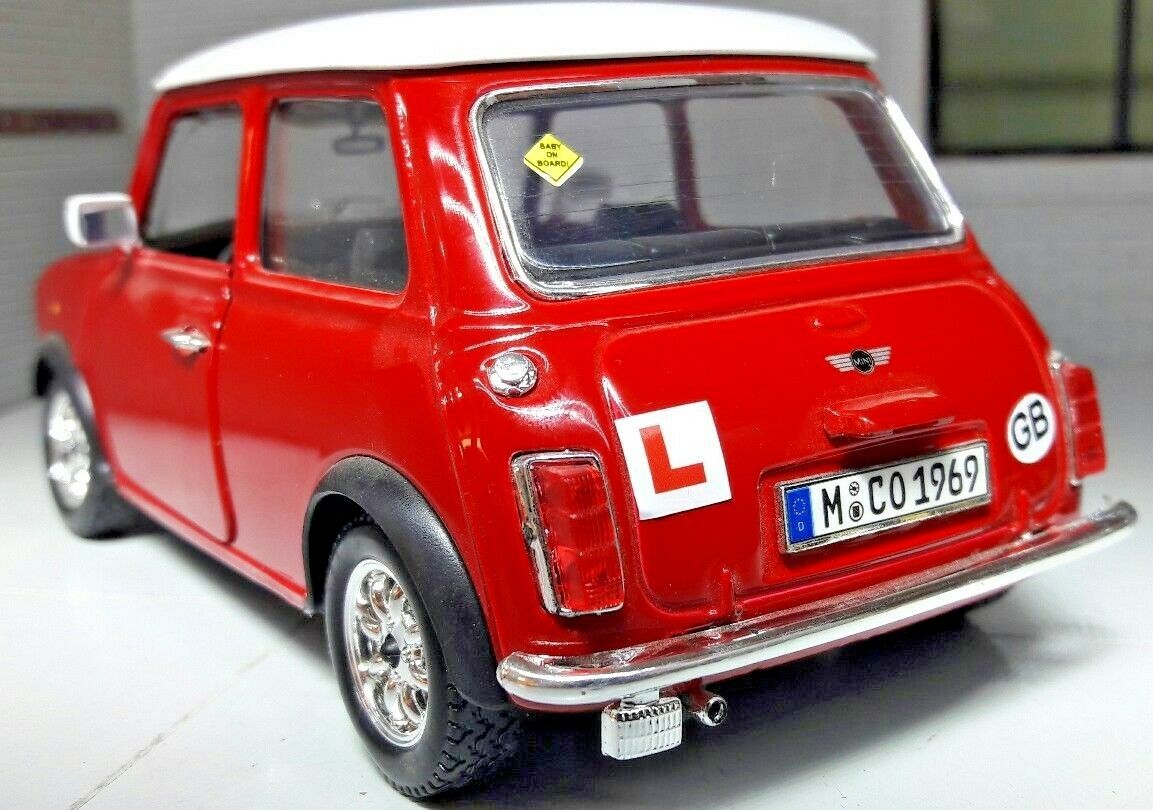 1:18 Scale Model Car Kit Custom Baby on Board Learner Euro GB Accessory Decals