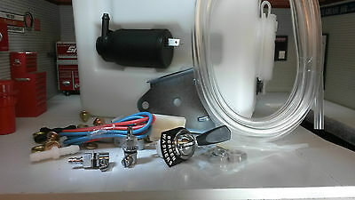 Series 1 2 2a Windscreen Washer Bottle Jets Switch Hose & Mount Kit Land Rover
