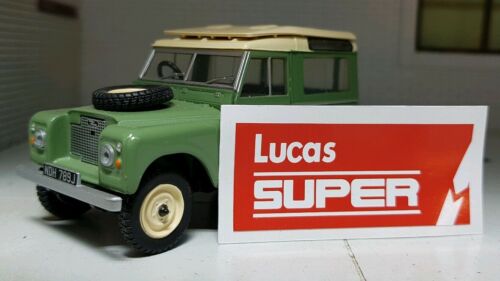 Land Rover Series 2a Early 3 2.25 Petrol Lucas Coil Red White Sticker DecalVehicle Parts &amp; Accessories, Car Tuning &amp; Styling, Body &amp; Exterior Styling!