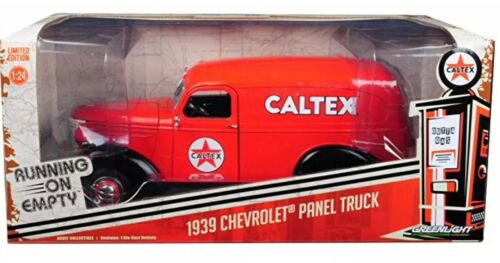 Chevrolet Panel Truck 1939 Caltex Livraison Greenlight 1:24