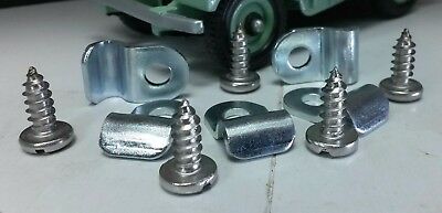 Clips de serrage de selle pour châssis de conduite de carburant, 1/4 pouces, x5, Land Rover série 2 2a 3