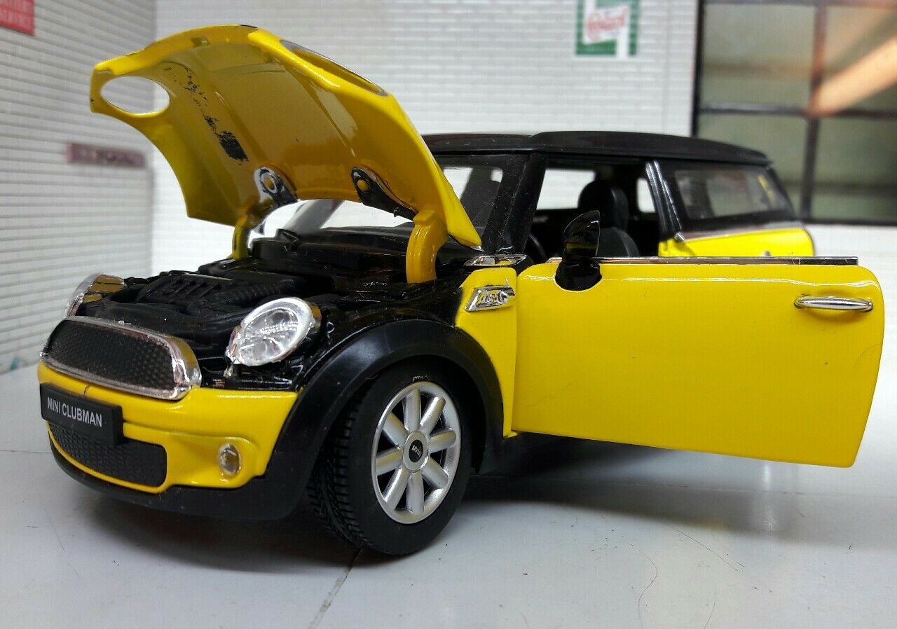 BMW Mini Clubman Cooper R55 2014 1.6 Yellow Rastar 1:24