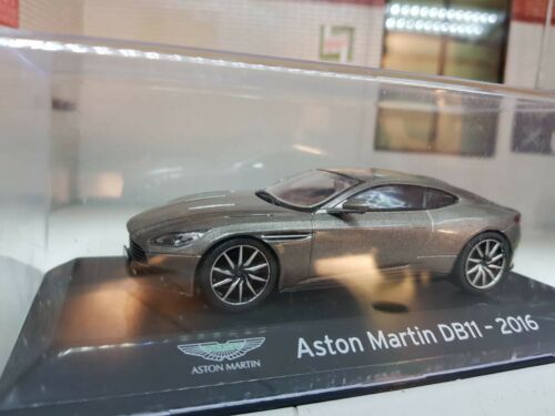 1:43 Aston Martin DB11 2016 Silver Salvat Altaya 1:43