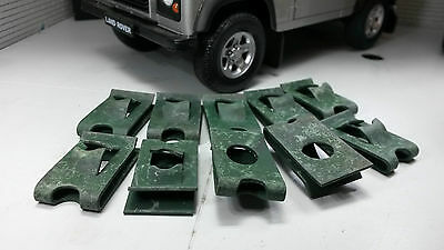 Land Rover Series 2 2a 2b 3 Defender Bulkhead Wing Metal Spire Nut Screw Clip x10