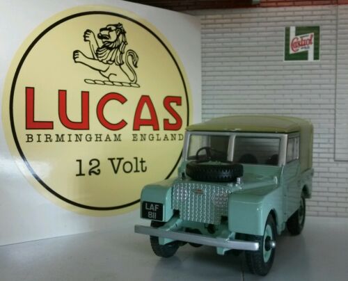 Land Rover Series 1 80 86 107 88 109 2 2a Lucas Lion Period Battery Cream Decal
