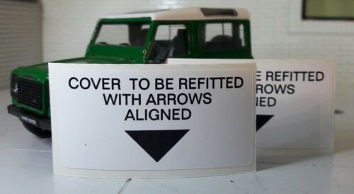 Land Rover Range Rover Classic Defender ESR2102 Air Filter Casing Cleaner Decal Label Badge