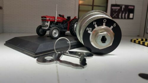 Massey Ferguson Starter Switch MF 135 50 175 185 Tractor Inc Collar Plate Keys
