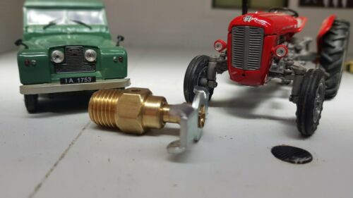 Tractor Radiator Engine Block Drain Tap Brass 1/4 BSP David Brown Selectamatic