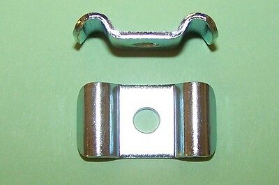Land Rover Series 1 2 2a 3 Fuel Pipe Line Chassis Saddle Clamp Clip 509414 x5