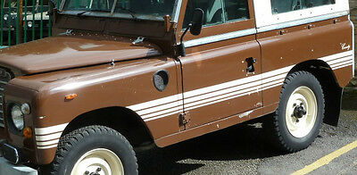 Land Rover Series 3 88 Station Wagon County Aufkleber Body Stripes Sticker Set