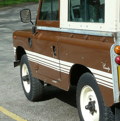 Land Rover Série 3 88 Station Wagon County Autocollant à rayures pour carrosserie