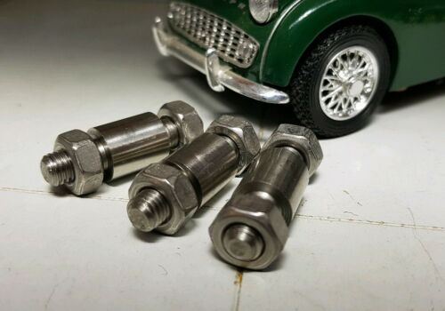 Triumph TR2 TR3 Smiths Round Heater Stainless Steel Mounting Spacers Bolts x3
