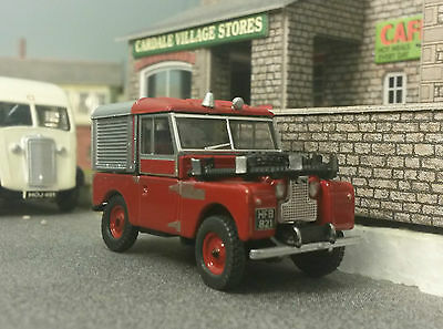 Land Rover Series 1 86 88 SWB Fire Tender Engine Oxford 1:76