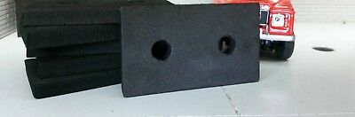 Land Rover Defender 110 & 90 Rear Tub Crossmember Rubber Mounting Pads Set x6