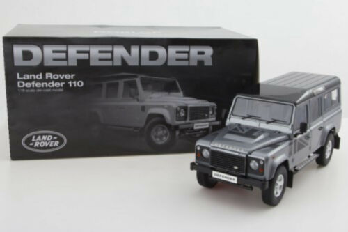 Land Rover Defender 110 Silver LHD Dorlop 1:18