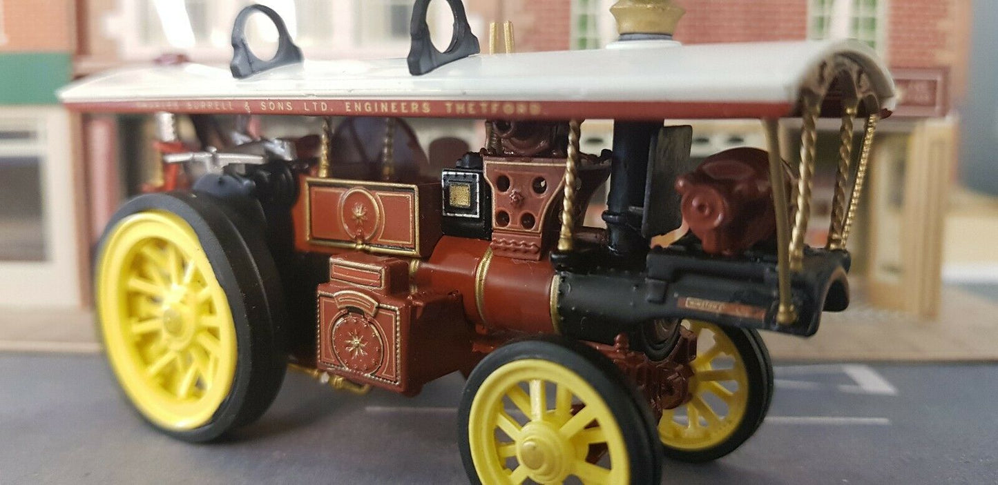 Wagon Load Burrell Steam Showmans Engine 1:76 OO Oxford Hornby Bachmann Modèle