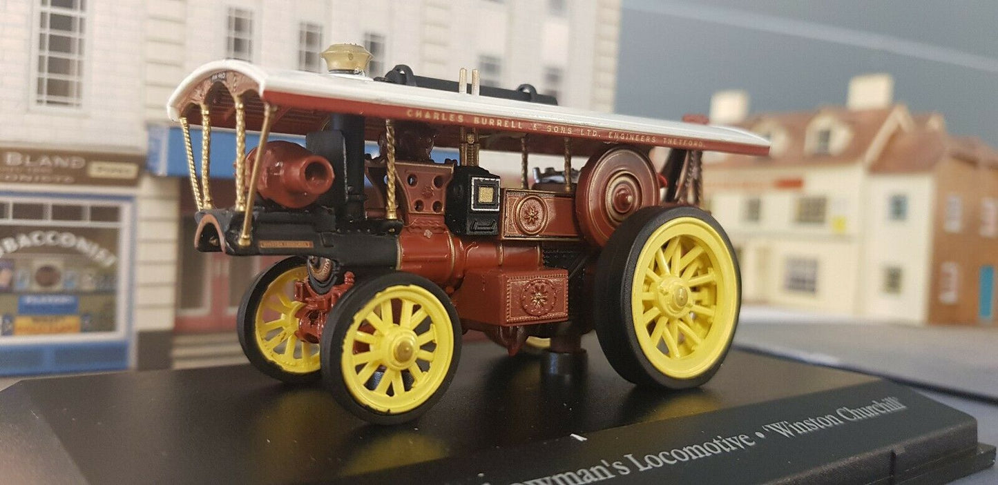 Wagon Load Burrell Steam Showmans Engine 1:76 OO Oxford Hornby Bachmann Model