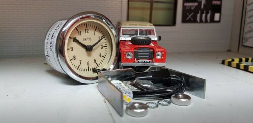 Smiths Dash Panel 12 V 2" Horloge analogique Magnolia Land Rover Classic Car