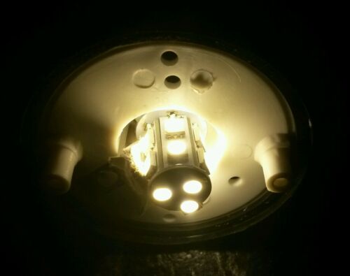 Ampoules antibrouillard arrière pour voiture, blanc chaud P21W 382 1156 BA15s 5050 LED 13 SMD x2