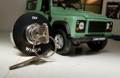 Elektrische Land Rover-Winde mit Hauptkontrollsperrschalter, Halsband und Schlüsseln