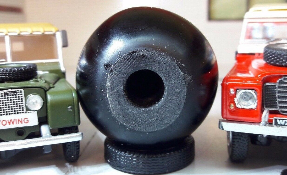 Round Rover Fairey Overdrive Gearbox Gear Stick Selector & Round Knob Land Rover S ...